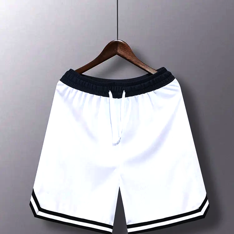 Hestic Sports Wear High Quality Custom Made Basketball Shorts For Mens Cropped Fit Polyester Plain Sublimation Shorts For Mens